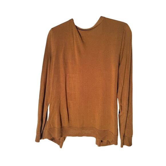 New York & Company Gold Sweater Women's XL - Picture 3 of 3